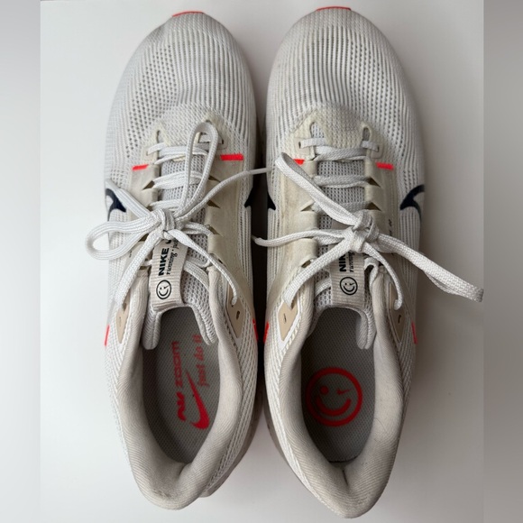 Nike Air Zoom Pegasus 40 White Obsidian Men's Size 12 Activewear Workout Running - Picture 5 of 15